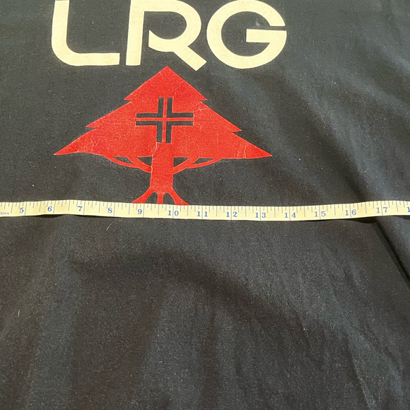 New LRG Mens 20 Stacked Tee in Black Size XL - Picture 4 of 4